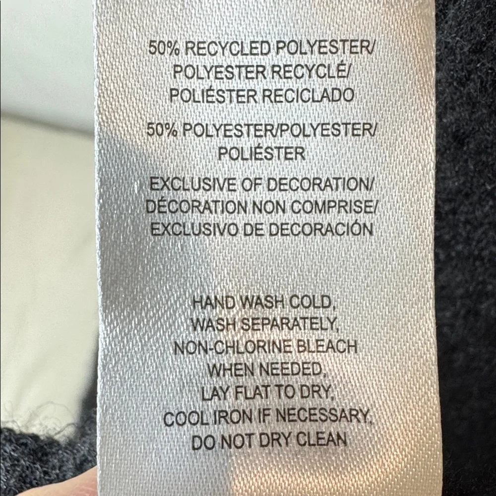 Lucky Brand Black Knit Shawl